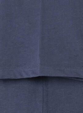 Camiseta Pepe Jeans New Arta logo azul marina para niño 