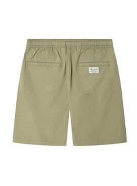 Bermuda Pepe Jeans Stephen verde para niño 