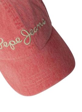 Gorra Pepe Jeans Alix roja para niño 