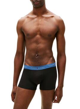 Pack 3 calzoncillos Tommy Hilfiger Trunk Signature negro multi para hombre