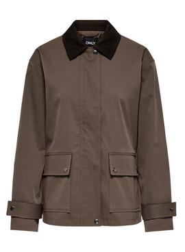 Chaqueta Only Evelyn marrón para mujer