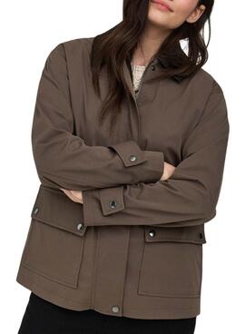 Chaqueta Only Evelyn marrón para mujer