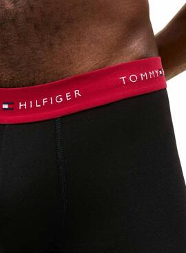 Pack 3 calzoncillos Tommy Hilfiger Trunk Signature negro cintura multi para hombre
