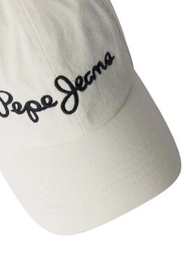 Gorra Pepe Jeans Alix blanco para niña 