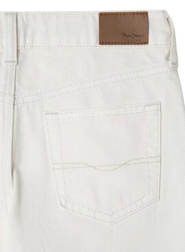Pantalón Vaquero Pepe Jeans Lexy Ecru blanco para niña 