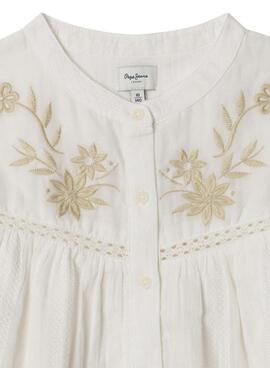 Blusa Pepe Jeans Heather Blanco para niña 