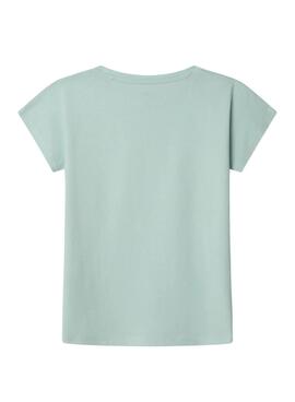 Camiseta Pepe Jeans Gigi azul  para niña 
