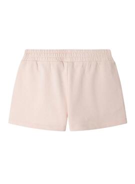 Short Pepe Jeans Gab rosa para niña 