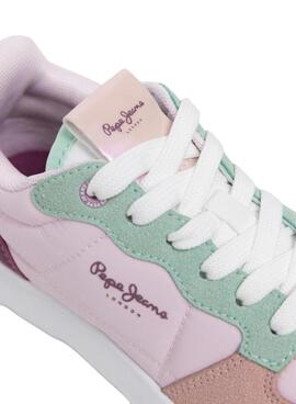 Zapatilla Pepe Jeans Tegan Bass rosa para niña 