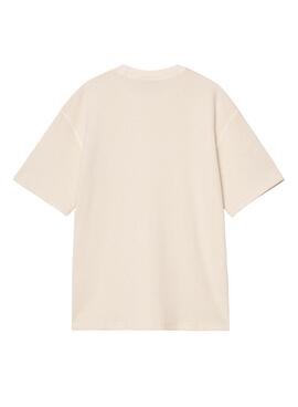 Camiseta Carhartt Nelson beige para hombre
