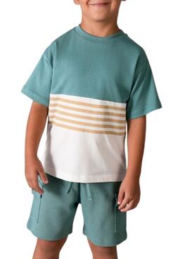 Conjunto de 3 piezas Mayoral Azul para niño 