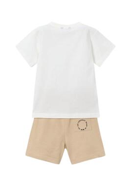 Conjunto Mayoral beige para niño 