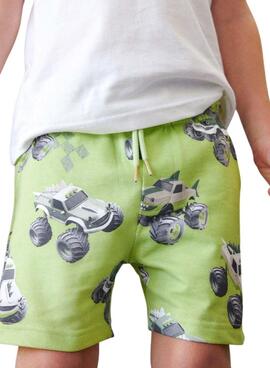 Conjunto Mayoral verde coche para niño 