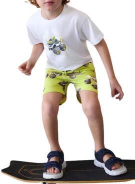 Conjunto Mayoral verde coche para niño 