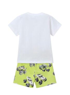 Conjunto Mayoral verde coche para niño 