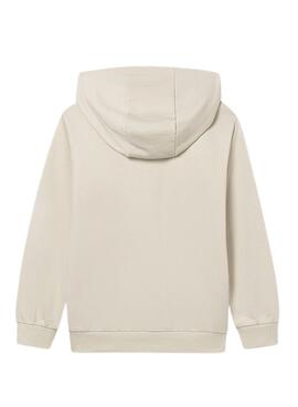 Sudadera Mayoral beige para niño