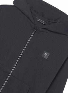 Sudadera Mayoral negro con cremallera para niño  