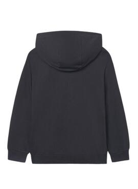 Sudadera Mayoral negro con cremallera para niño  