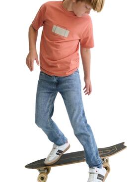 Camiseta Mayoral coral para niño 