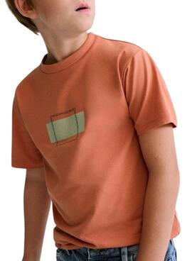 Camiseta Mayoral coral para niño 