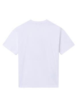 Camiseta Mayoral blanca basketball para niño 