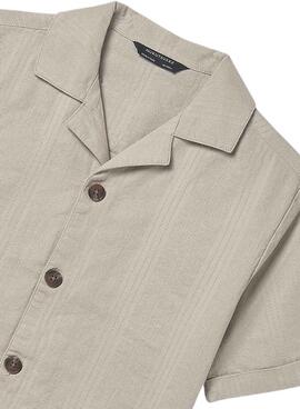 Camisa Mayoral beige para niño 