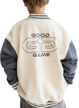 Bomber Mayoral beige para niño 