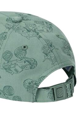 Gorra mayoral verde coches para niño 
