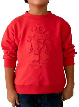 Sudadera Mayoral Roja Astronauta para niño 