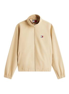 Chaqueta Tommy Jeans Essential beige para hombre