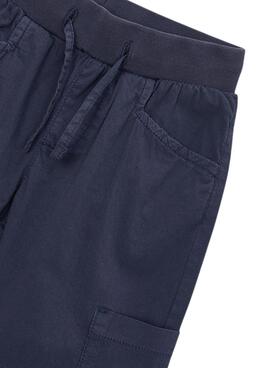 Pantalón Mayoral cargo azul para niño 