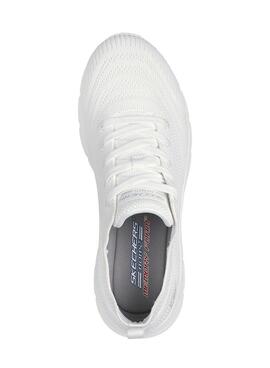 Zapatillas Skechers BOBS Sport B Flex Lo blanco para mujer