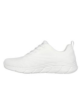 Zapatillas Skechers BOBS Sport B Flex Lo blanco para mujer