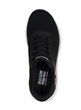 Zapatillas Skechers BOBS Squad negro para mujer