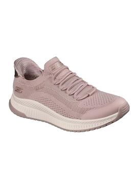 Zapatillas Skechers BOBS Squad 4 rosa para mujer