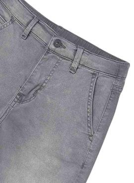 Bermuda Mayoral gris con bolsillos para niño 