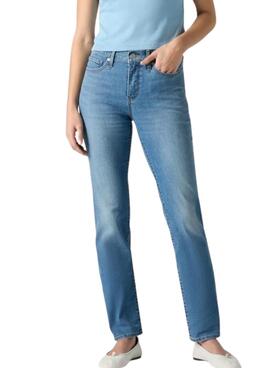 Pantalón vaquero Levis 312 Shaping Slim azul lavado para mujer