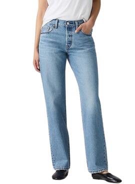 Pantalón vaquero Levis 501 '90S azul para mujer