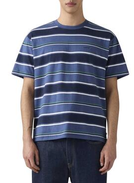 Camiseta Levis Red Tab Vintage rayas azul para hombre