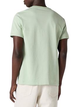Camiseta Levis Original verde para hombre