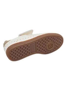 Zapatillas Pepe Jeans Ball Studs piel con tachuelas blanco para mujer
