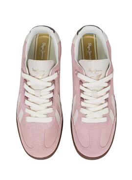 Zapatillas Pepe Jeans Ball piel rosa para mujer