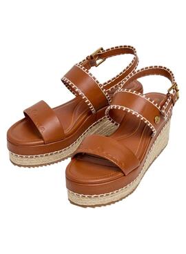 Sandalias Pepe Jeans Billie marrón para mujer