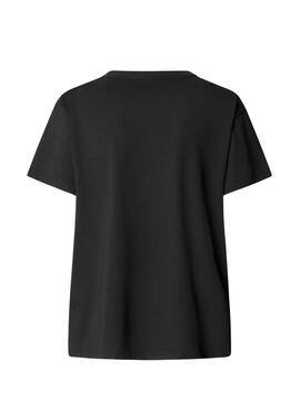 Camiseta Pepe Jeans Mia negro para mujer