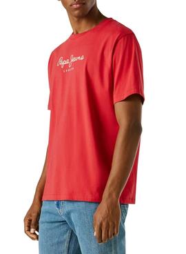 Camiseta Pepe Jeans Eggo rojo para hombre