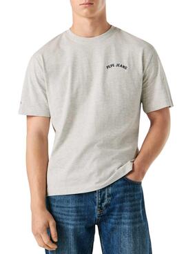 Camiseta Pepe Jeans Gideon gris para hombre