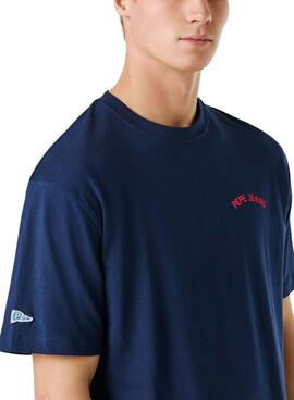 Camiseta Pepe Jeans Gideon azul marino para hombre