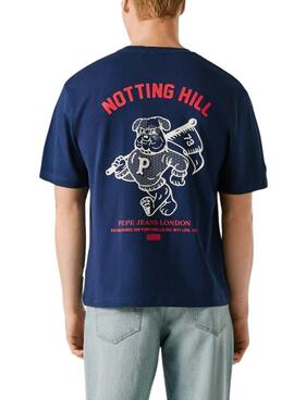 Camiseta Pepe Jeans Gideon azul marino para hombre