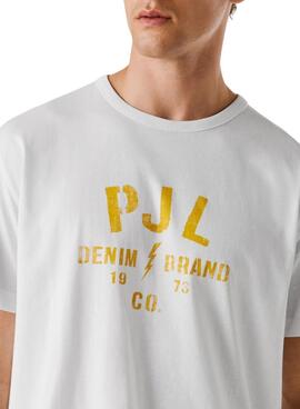 Camiseta Pepe Jeans Gunner blanco para hombre