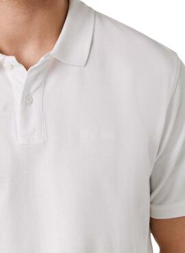 Polo Pepe Jeans Oscar blanco para hombre